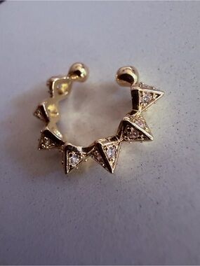 Gold Melinda Maria Ear Cuff